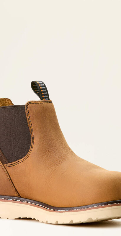 Rebar Wedge Chelsea Waterproof Composite Toe Work Boot Medial